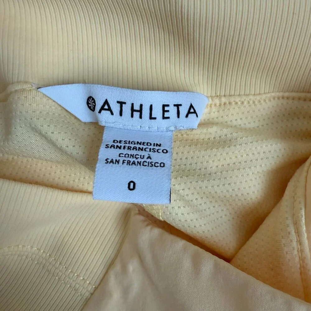 Athleta Light Tan Athletic Shorts Sz 0